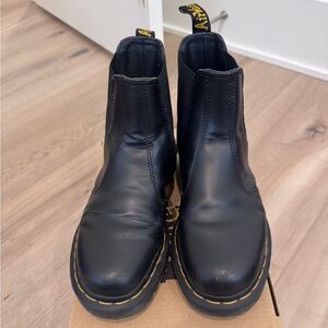 Dr. Martens Black Leather Boots Size 5(M) 6(W)